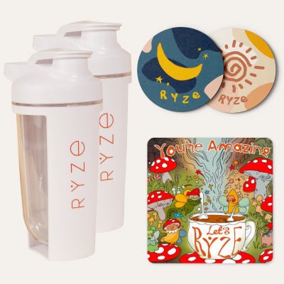 2 Shaker Bottles + FREE Gifts - Fresh Style