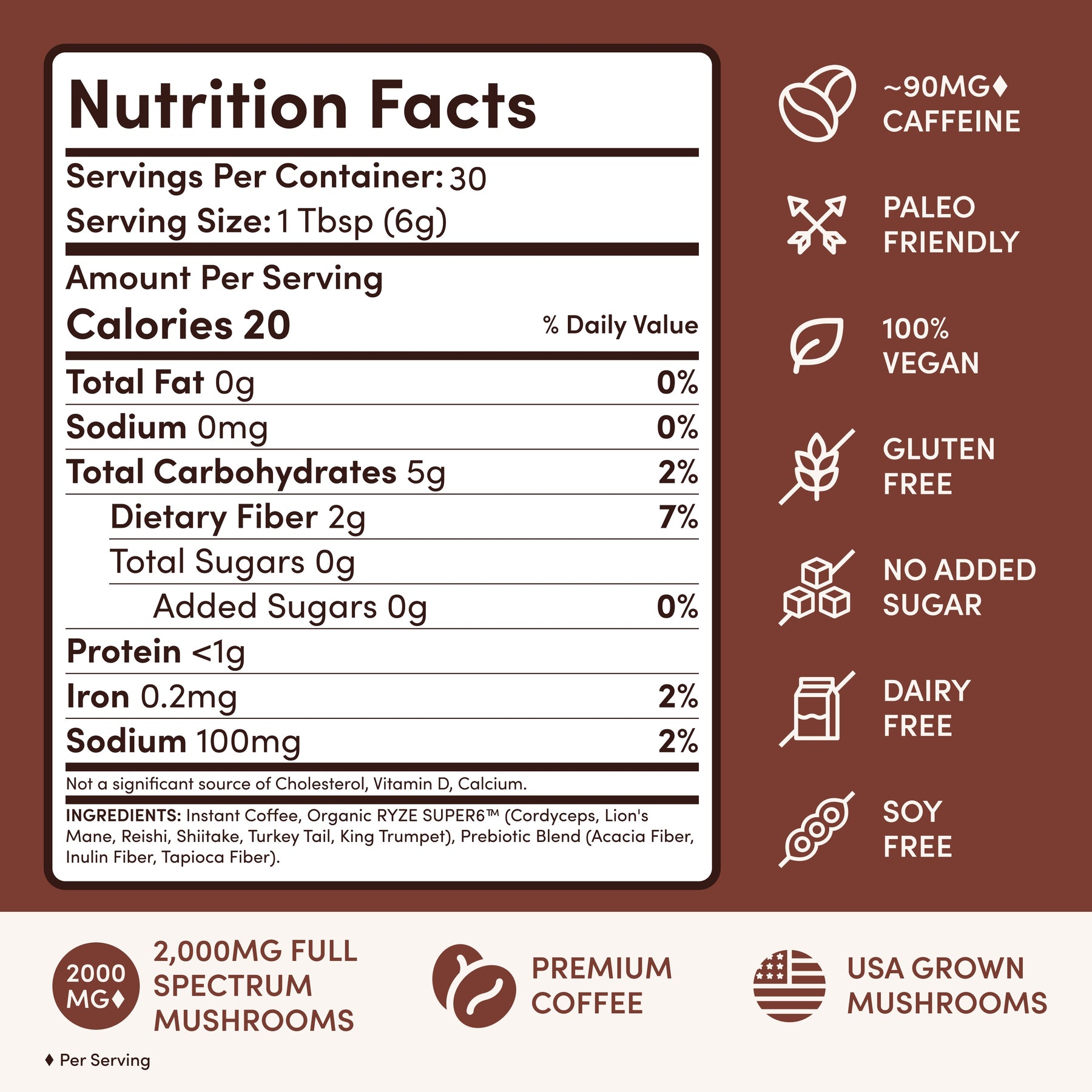 Coffee Dark Roast (30 Servings) - Quick Grab