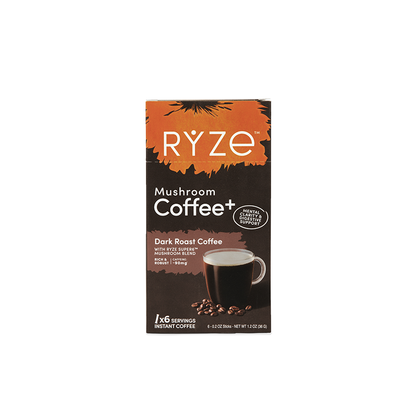 Dark Roast Mushroom Coffee Carton - Fresh Ready