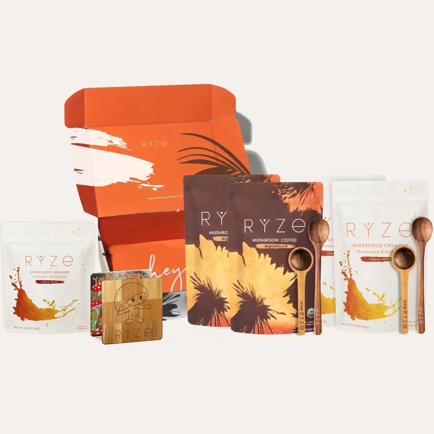 RYZE Lovers Gift Set (2 Coffees + 2 Creamers) - Gift Ready