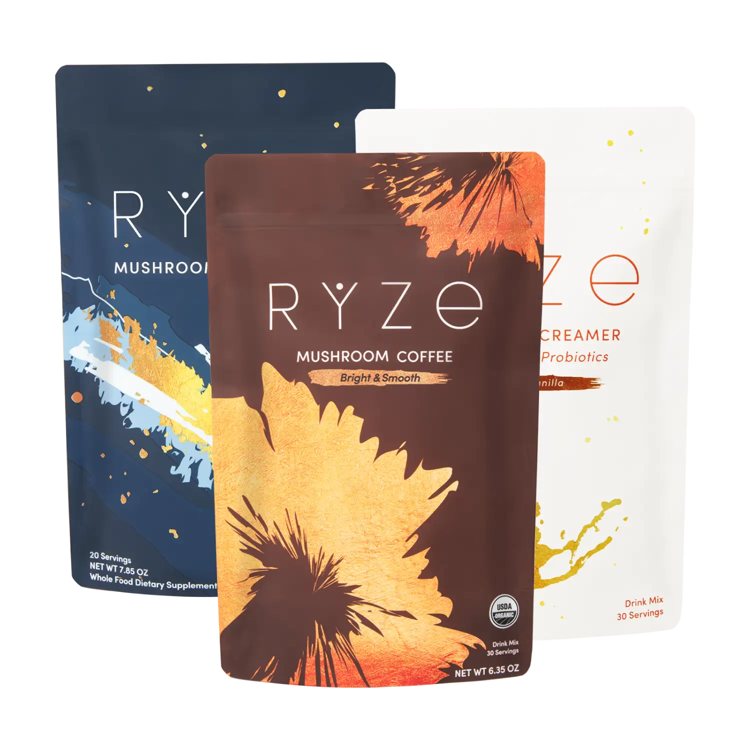 RYZE Ritual Set (Cocoa + Coffee + Creamer) - Easy Set