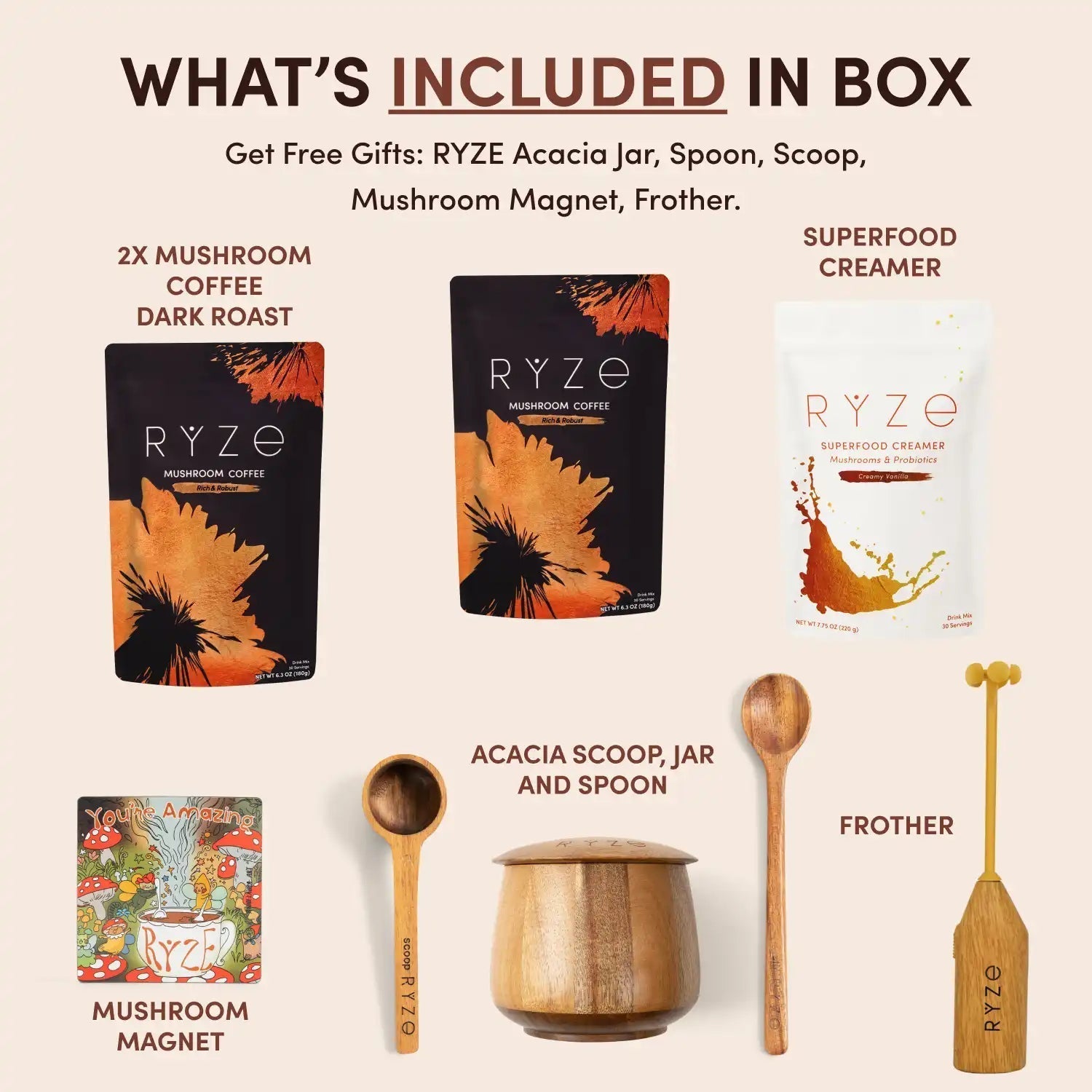 Mushroom Coffee House Blend Ritual Set - Essential Set