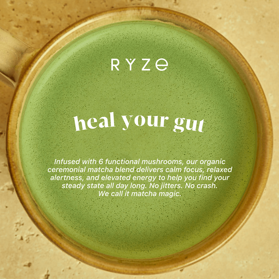 RYZE Organic Matcha Starter Kit (60 servings) - Gift Ready