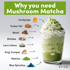 RYZE Organic Matcha Starter Kit (60 servings) - Gift Ready